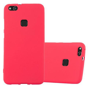 Cadorabo Cadorabo Case, združljiv s Huawei v Frost Red - Zaščitni pokrov iz fleksibilnega silikona TPU, (20574641)