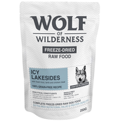 250 g Wolf of Wilderness liofilizirana sirova hrana po posebnoj cijeni! - Icy Lakesides - janjetina, pastrva i piletina