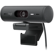 Logitech Kamera Brio 500, grafitna, USB