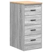 Vidaxl Garažna omara za shranjevanje 40x51x85 cm trdna borovina