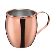 shumee Vrček Cilio Moscow Mule za Moscow Mule, nerjaveče jeklo/baker, 0,5 l, premer 9,5 x 9,5 cm