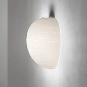 Foscarini Rituals XL polstenska stenska svetilka, zlata - Dnevna soba/jedilnica - Dizajn - bela satenirana, zlata - Steklo