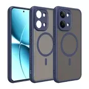 Hibridni ovitek HaloFrost II MagSafe za Xiaomi Poco X8 Pro Max - navy blue
