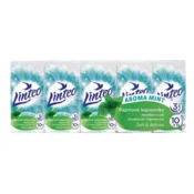 Linteo papirnati robčki 3-slojni 10 x 10 v paketu