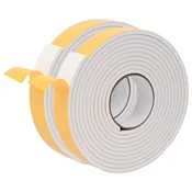 Vidaxl Samolepilni pena trak 2 szt. Bela 30mm x 5m CR pena
