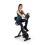 Capital Sports Azura Full Body Comfort, domači trenažer, handbike, vztrajnostna masa 7,5 kg, jermenski pogon (FIT4-AzuraComfort)