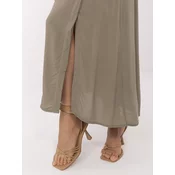 Skirt-D73761M50222A-khaki