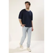 Trendyol Muška majica Tmnss25Ts00078, Tamnoplava