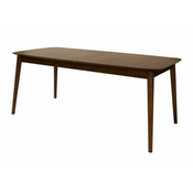 Miza Oakland 806 Oreh, 75x90x180cm, Podaljšanje, Prevleka iz naravnega lesa, MDF plošča, Les