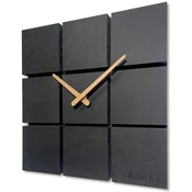 shumee Lesena stenska ura Harmony 30 cm črne barve