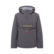 NAPAPIJRI Prehodna jakna Rainforest bež/temno siva/temno rdeča/črna