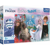Trefl Puzzle Super Shape XL Ledeno kraljestvo 2: V svetu Ane in Elze 104 kosov
