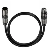 INF XLR moški na ženski mikrofonski kabel - uravnotežen mikrofon za mešalnike zvoka 3 m, (5000090824)