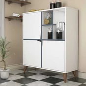 Lessentiel Maison Komoda Pulse 100x115x30cm Belo-Plava