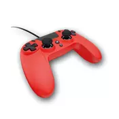 GIOTECK CONTROLLER VX4 PREMIUM RED WIRED FOR PS4 AND PC
