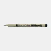 Sakura Pigma Micron 05 fineliner 0,45 mm – set 6 barv - Črna