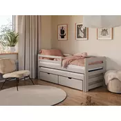 Otroška postelja z dodatnim ležiščem Senso - 80x160 cm - kašmir