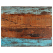 vidaXL Pravokotna mizna plošča 70x90 cm 25-27 mm trden predelan les