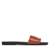 Natikači Calvin Klein Jeans Flat Sandal Slide Mg YW0YW01697 Rjava
