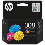 HP 308 (7FP20UE#301), originalna kartuša, barvna, 0 strani, Za tiskalnik: HP ENVY 6100 SERIES, HP ENVY 6110E, HP ENVY 6120E, HP ENVY 6122E, HP ENVY