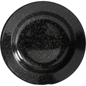 sagaform Doris emajliran krožnik - Black