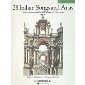 28 ITALIAN SONGS AND ARIAS MEDIUM LOW VOICE BOOK ONLY