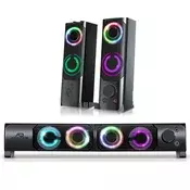 Advance Speaker - SOUNDPHONICS RGB 6W RMS (2.0, 3,5 mm priključak, RGB, crna) SP-U900B