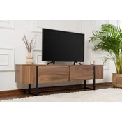 TV omarica v orehovem dekorju v temni naravni barvi 180x50x29,5 cm Serenity – Kalune Design