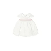 Mayoral Elegantna obleka 1889 Bela Regular Fit