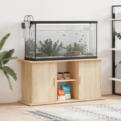 Vidaxl Stojalo za akvarij sonoma hrast 121x41x58 cm inženirski les