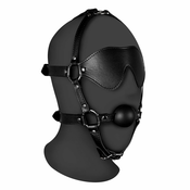 Xtreme – Blindfolded Head Harness & Solid Ball Gag