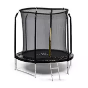KLARFIT Jumpstarter, trampolin, 2,5 m O, mreža, max 120 kg, površina za skakanje 195 cm O