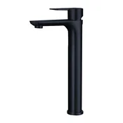 INF Elegantna in stilska kopalniška pipa iz nerjavečega jekla 304 Black, (21669716)