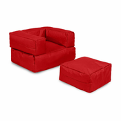 Hanah Home HANAH HOME Kids Single Seat Pouffe - Red vrtna sedežna vreča, (21109028)