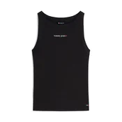 Tommy Jeans Top ESS črna/bela