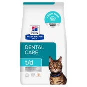 Hills Prescription Diet t/d Dental Care s piletinom - 2 x 8 kg