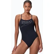 Speedo endurance+ logo thin strap anthracite xs - uk30