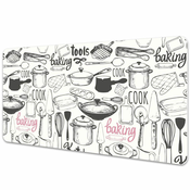 Decormat Podloga za pisalno mizo Kitchen motifs 100x50 cm