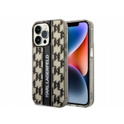 KARL LAGERFELD Futrola za iPhone 14 Pro Max, MONO VERTICAL STRIPE, Crna