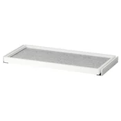 KOMPLEMENT Izvlacni umetak s podlogom za fioku, bela/svetlosiva, 75x35 cm