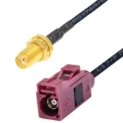 shumee Kabel FAKRA D vtičnica/SMA vtičnica RG174 4m