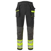 Portwest Radne pantalone ev442 - ev4 visokovidljive sa holster džepovima na skidanje, žuto-crne, vel.62 (46 inca) ( 64402 )
