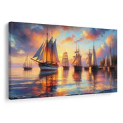 Slika zahod ob ladjah - 90x60