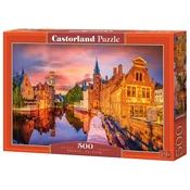 Castorland - Puzzle Brugge, Belgija - 500 kosov