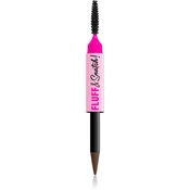 NYX Professional Makeup Fluff & Snatch svinčnik za obrvi s pudrastim učinkom odtenek Cool Ash Brown 1 g