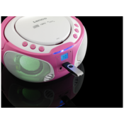 Lenco SCD-650 CD-Player, Pink