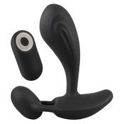 Rebel RC Two Spot Prostate & Perineum Massager Black