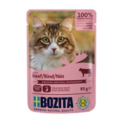 Varčno pakiranje Bozita košči v omaki vrečke 24 x 85 g - Govedina