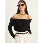 Bianco Lucci Pulover Pullover črna