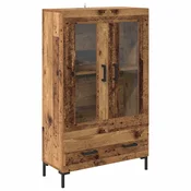 Vidaxl Visok predalnik Star les 69,5 x 31 x 115 cm Konstruiran les